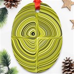 Electric Field Art XXVII Ornament (Oval) Front