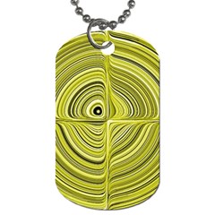 Electric Field Art Xxvii Dog Tag (two Sides) by okhismakingart