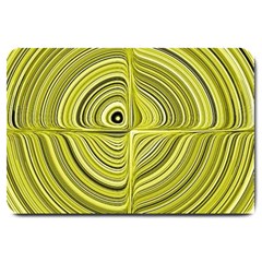 Electric Field Art Xxvii Large Doormat  by okhismakingart