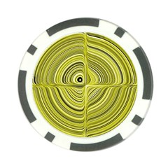 Electric Field Art Xxvii Poker Chip Card Guard by okhismakingart