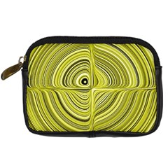 Electric Field Art Xxvii Digital Camera Leather Case by okhismakingart