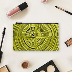 Electric Field Art Xxvii Cosmetic Bag (small) by okhismakingart