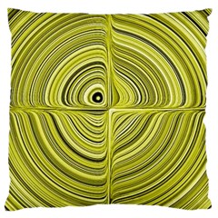 Electric Field Art Xxvii Large Cushion Case (two Sides) by okhismakingart