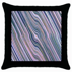 Electric Field Art Xxviii Throw Pillow Case (black) by okhismakingart