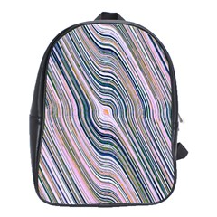 Electric Field Art Xxviii School Bag (xl) by okhismakingart