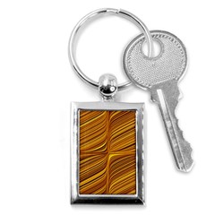 Electric Field Art Xxix Key Chains (rectangle)  by okhismakingart