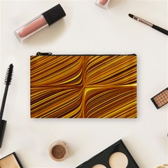 Electric Field Art Xxix Cosmetic Bag (small) by okhismakingart