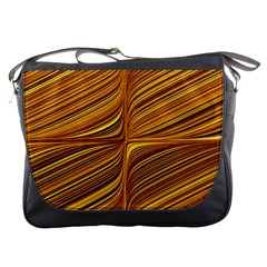 Electric Field Art Xxix Messenger Bag by okhismakingart