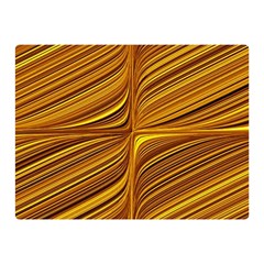 Electric Field Art Xxix Double Sided Flano Blanket (mini)  by okhismakingart