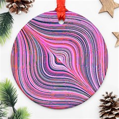 Electric Field Art Xxx Ornament (round) by okhismakingart