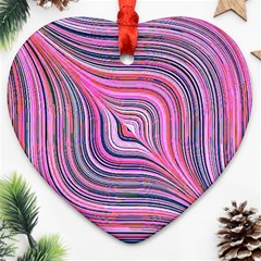 Electric Field Art Xxx Ornament (heart) by okhismakingart