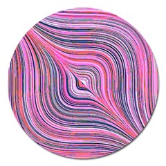 Electric Field Art Xxx Magnet 5  (round) by okhismakingart