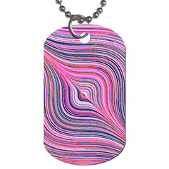 Electric Field Art Xxx Dog Tag (one Side) by okhismakingart