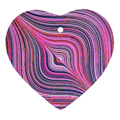 Electric Field Art Xxx Heart Ornament (two Sides) by okhismakingart