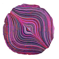 Electric Field Art Xxx Large 18  Premium Flano Round Cushions by okhismakingart