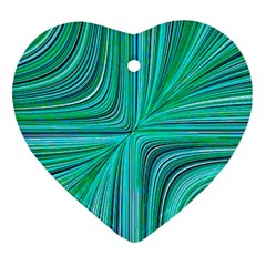 Electric Field Art Xxxi Ornament (heart) by okhismakingart