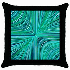 Electric Field Art Xxxi Throw Pillow Case (black) by okhismakingart