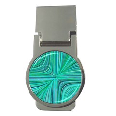 Electric Field Art Xxxi Money Clips (round)  by okhismakingart