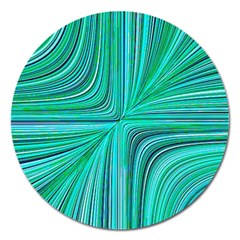 Electric Field Art Xxxi Magnet 5  (round) by okhismakingart