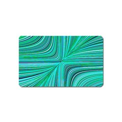 Electric Field Art Xxxi Magnet (name Card) by okhismakingart