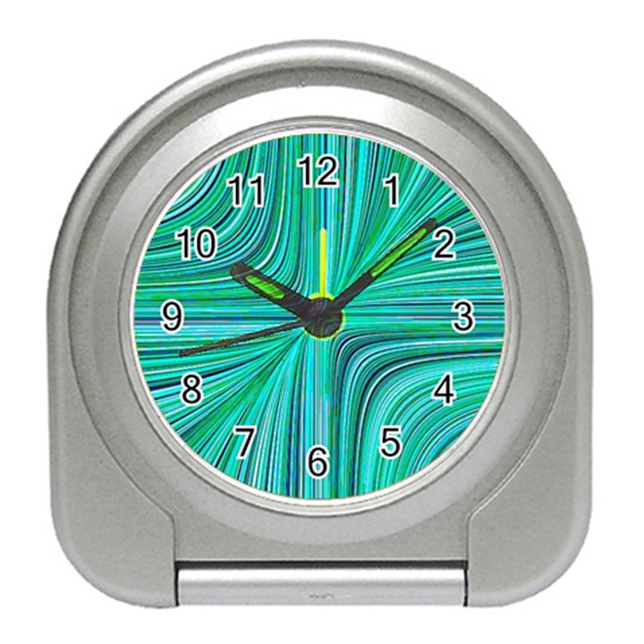 Electric Field Art XXXI Travel Alarm Clock