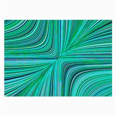 Electric Field Art Xxxi Large Glasses Cloth (2-side) by okhismakingart