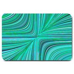 Electric Field Art Xxxi Large Doormat  by okhismakingart