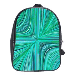 Electric Field Art Xxxi School Bag (large) by okhismakingart