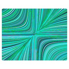 Electric Field Art Xxxi Double Sided Flano Blanket (medium)  by okhismakingart