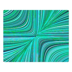 Electric Field Art Xxxi Double Sided Flano Blanket (large)  by okhismakingart