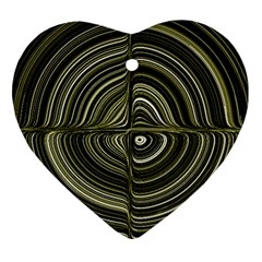 Electric Field Art Xxxii Ornament (heart) by okhismakingart