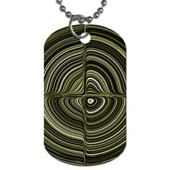 Electric Field Art Xxxii Dog Tag (two Sides) by okhismakingart