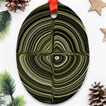 Electric Field Art XXXII Oval Ornament (Two Sides) Front