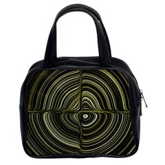 Electric Field Art Xxxii Classic Handbag (two Sides) by okhismakingart