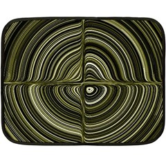 Electric Field Art Xxxii Fleece Blanket (mini) by okhismakingart