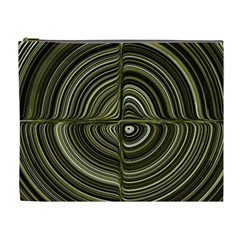 Electric Field Art Xxxii Cosmetic Bag (xl) by okhismakingart