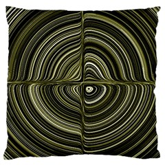 Electric Field Art Xxxii Large Cushion Case (one Side) by okhismakingart