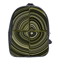 Electric Field Art Xxxii School Bag (xl) by okhismakingart