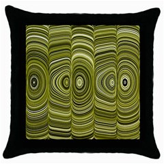 Electric Field Art Xxxiii Throw Pillow Case (black) by okhismakingart