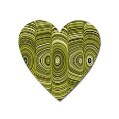 Electric Field Art Xxxiii Heart Magnet by okhismakingart