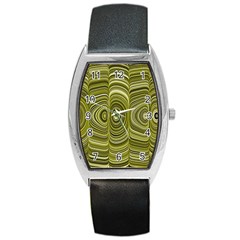 Electric Field Art Xxxiii Barrel Style Metal Watch by okhismakingart