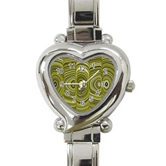 Electric Field Art Xxxiii Heart Italian Charm Watch by okhismakingart