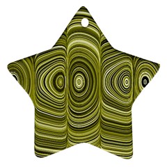 Electric Field Art Xxxiii Star Ornament (two Sides) by okhismakingart