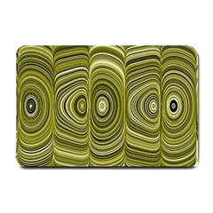 Electric Field Art Xxxiii Small Doormat  by okhismakingart