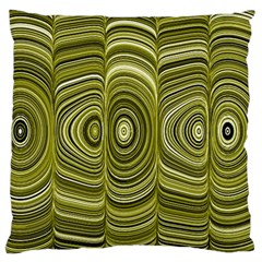 Electric Field Art Xxxiii Large Cushion Case (one Side) by okhismakingart