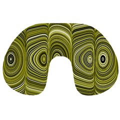 Electric Field Art Xxxiii Travel Neck Pillows by okhismakingart