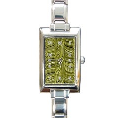 Electric Field Art Xxxiv Rectangle Italian Charm Watch by okhismakingart