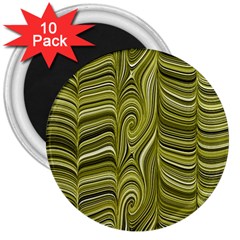 Electric Field Art Xxxiv 3  Magnets (10 Pack)  by okhismakingart