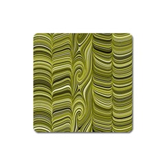 Electric Field Art Xxxiv Square Magnet by okhismakingart