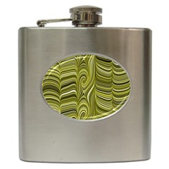 Electric Field Art Xxxiv Hip Flask (6 Oz)